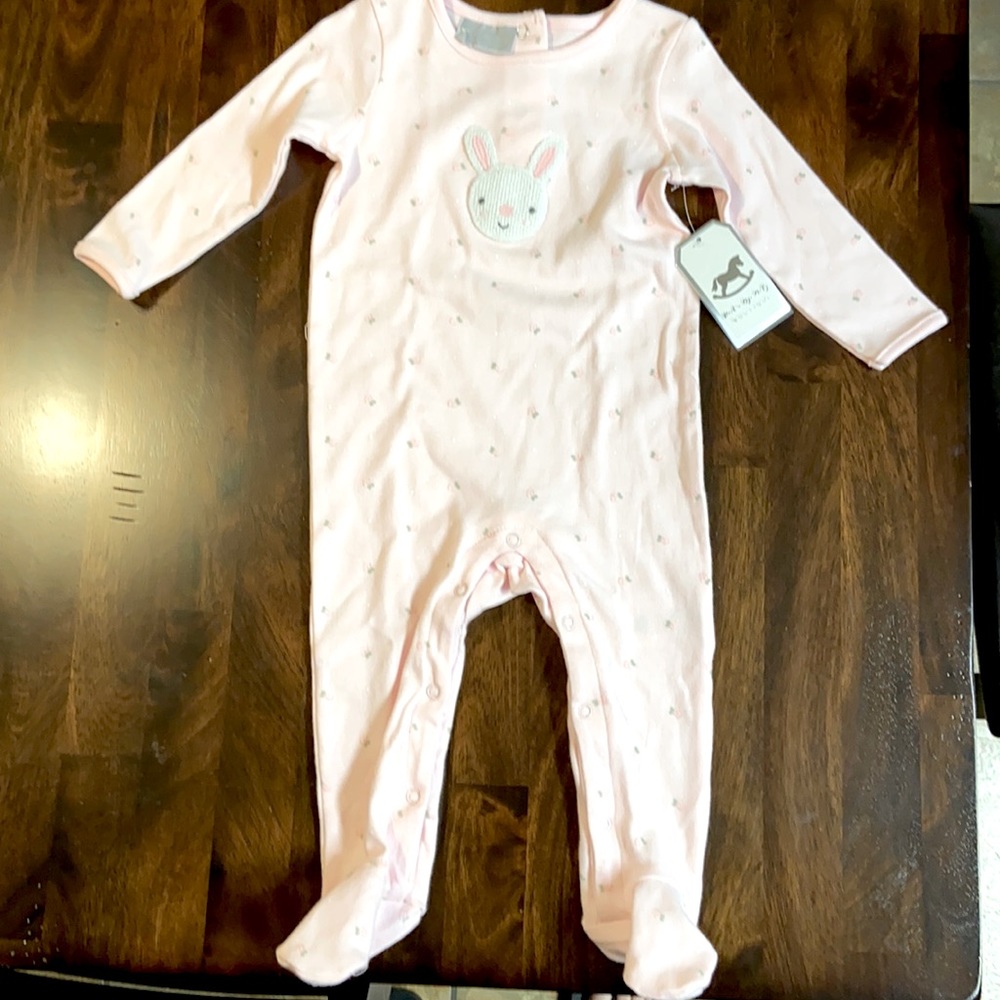 Pink baby outfit 6/9 months NWT Great for Easter